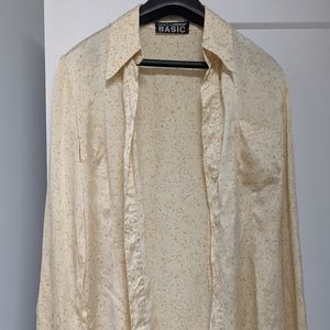 d&g silk blouse